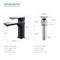 Kibi Tender Single Handle Bathroom Vanity Sink Faucet with Pop Up Drain C-KBF1019CB-KPW100CH - alternate 5